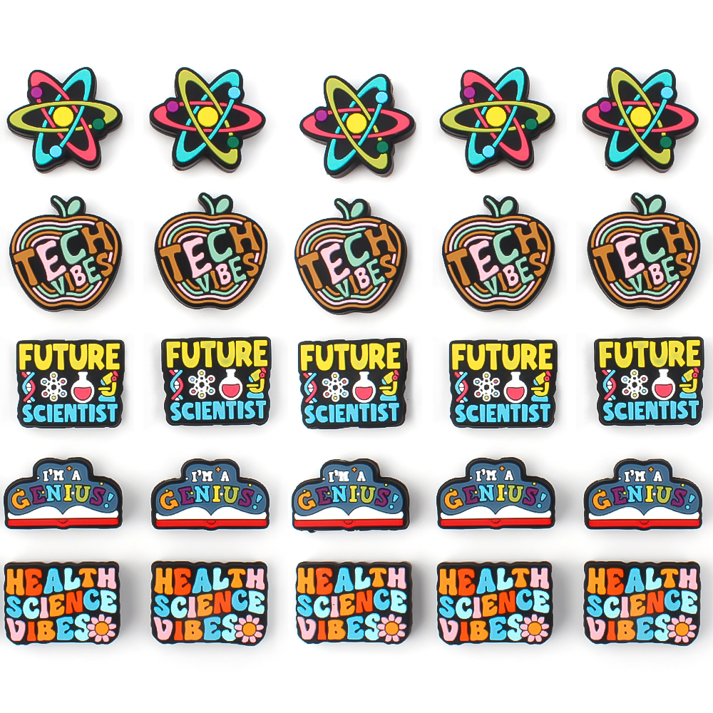 Trending Tech Accessories - 5/10pcs Focal Silicone Beads Tech Vibes