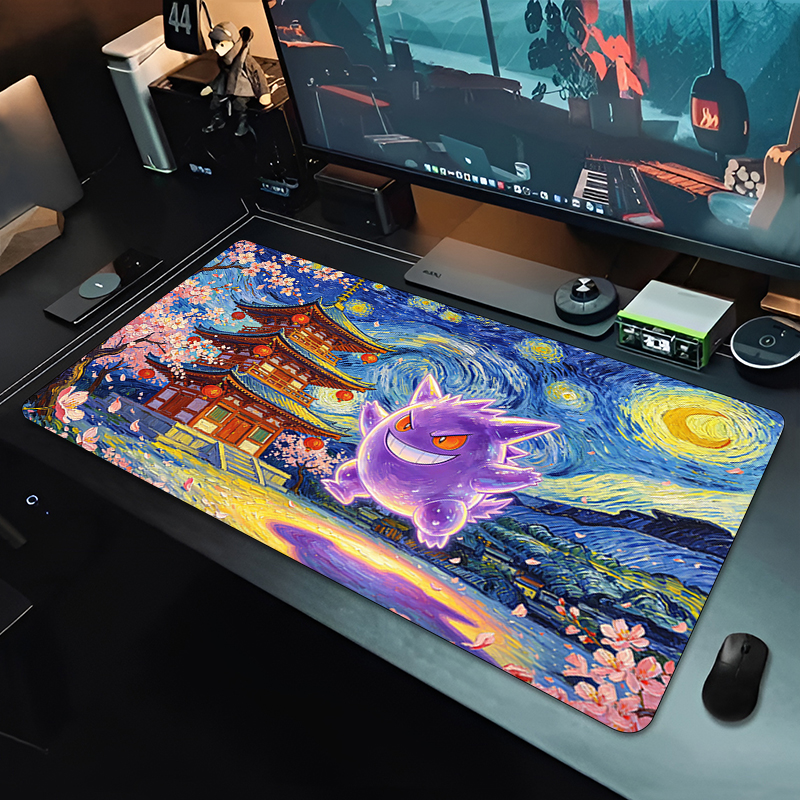 Tech Accessories Desk - Anime Mouse Pad Pokemon Gengar Professional