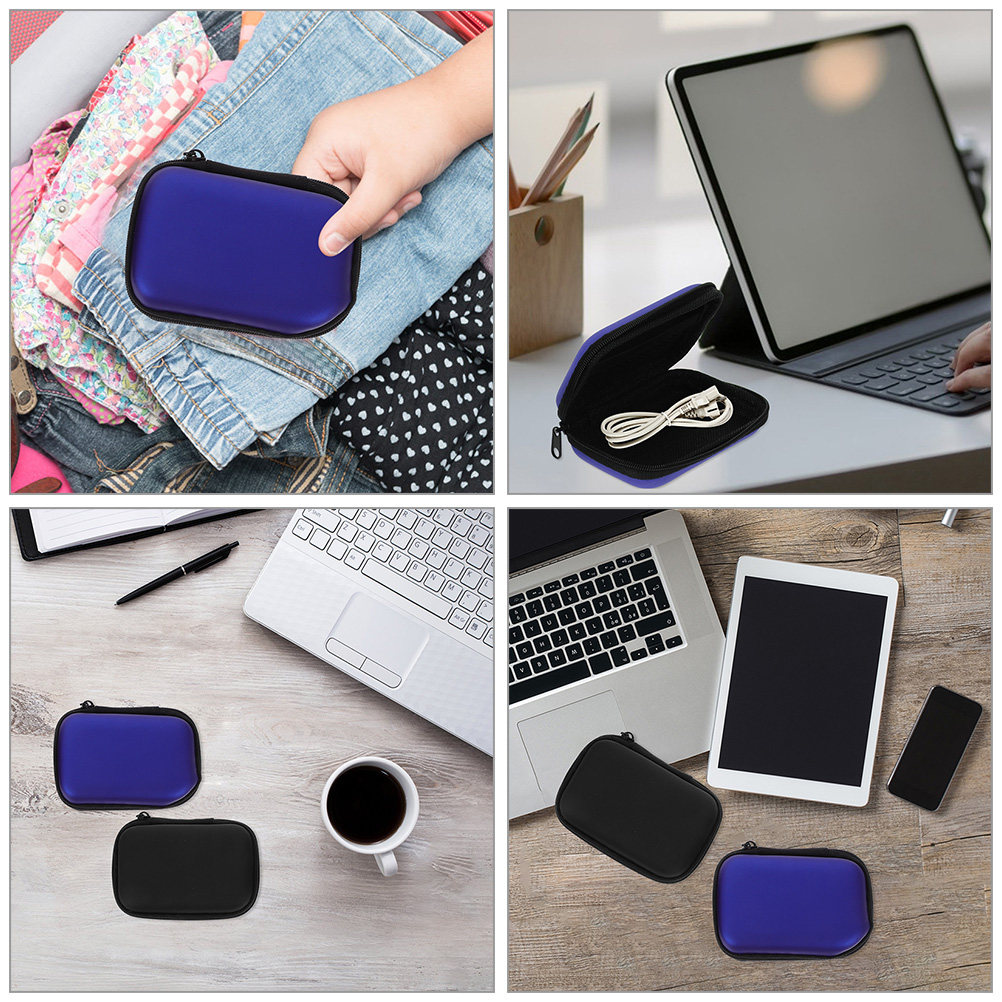 Cable Organizer Bag - 2Pcs Portable Earphone Organizer Bag Small