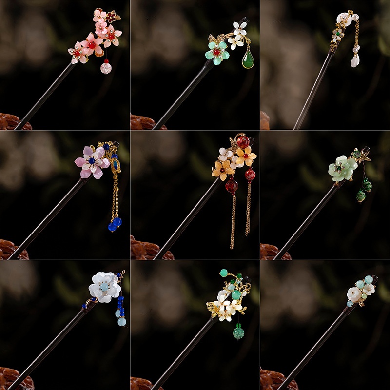 Tech Accessories Women - 1Pc Wooden Hairpin Headdress for Women