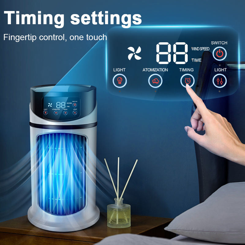 Usb Fan Silent - Portable USB-chargable silent small air conditioner,