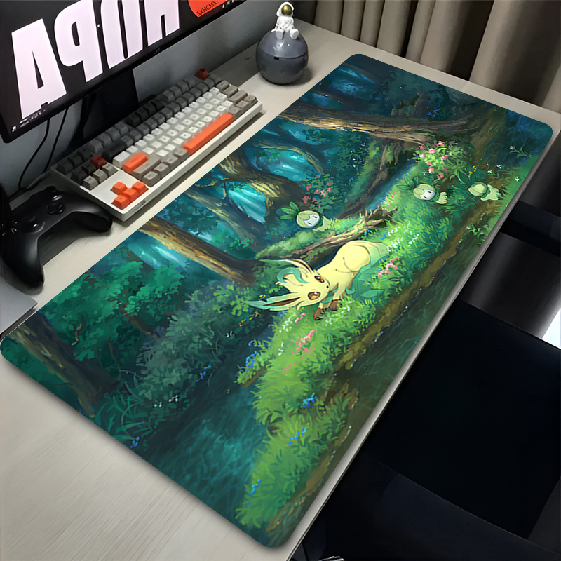 Tech Accessories Desk - Mouse Pad Gamer P-pokemon Leafeon Large