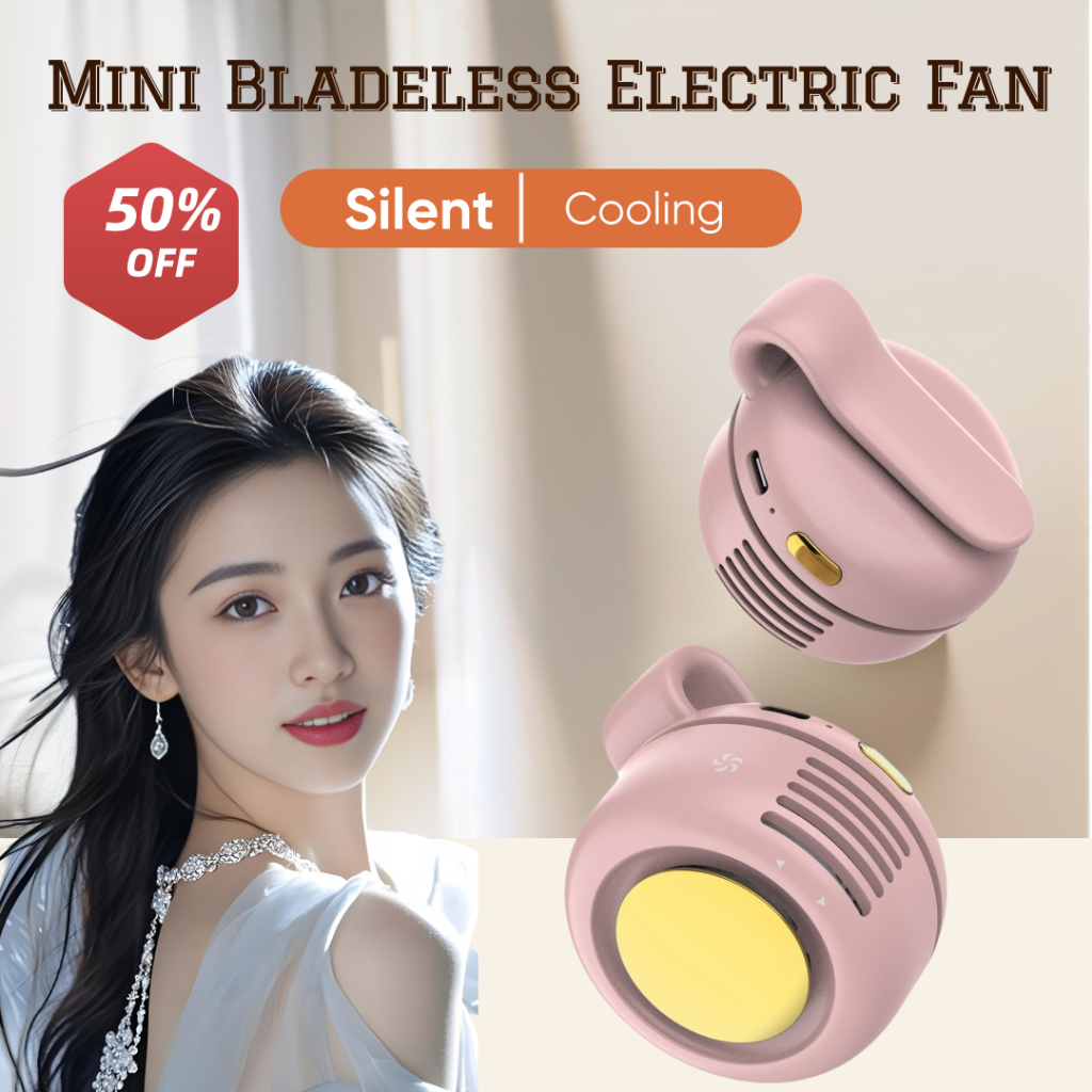 Usb Fan Silent - Portable Silent Fan, USB Rechargeable Lightweight