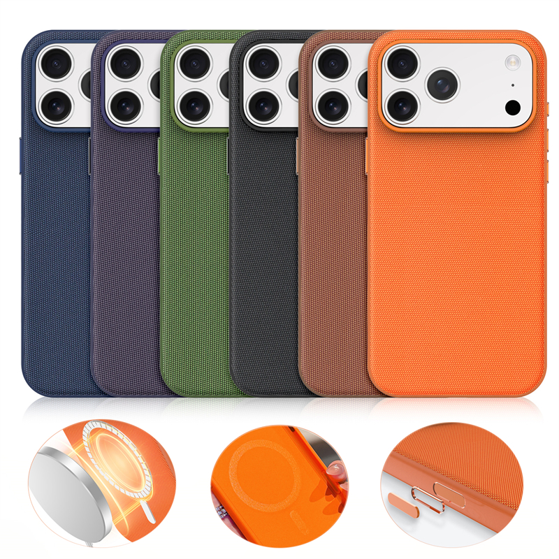 Tech Accessories Hard Case - Luxury Tech Woven Fabric Magnetic Case