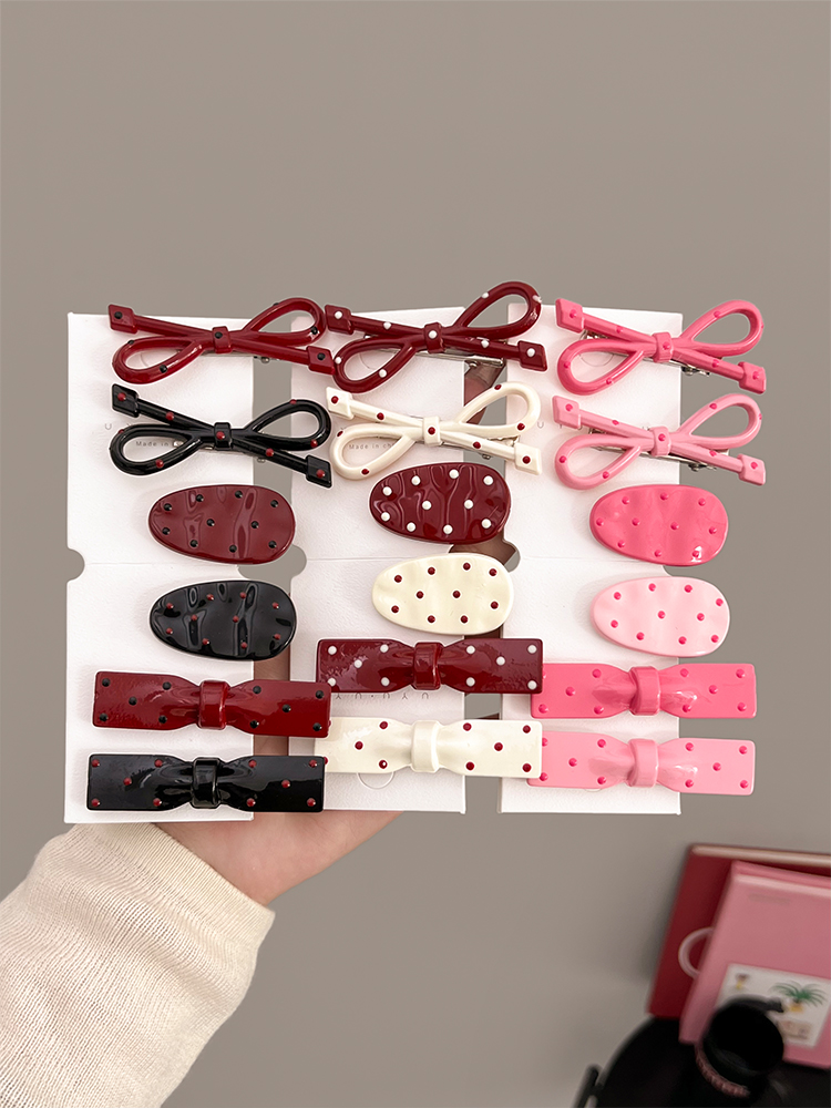 Tech Accessories Women - Sweet Cool Polka Dot Knot Hair