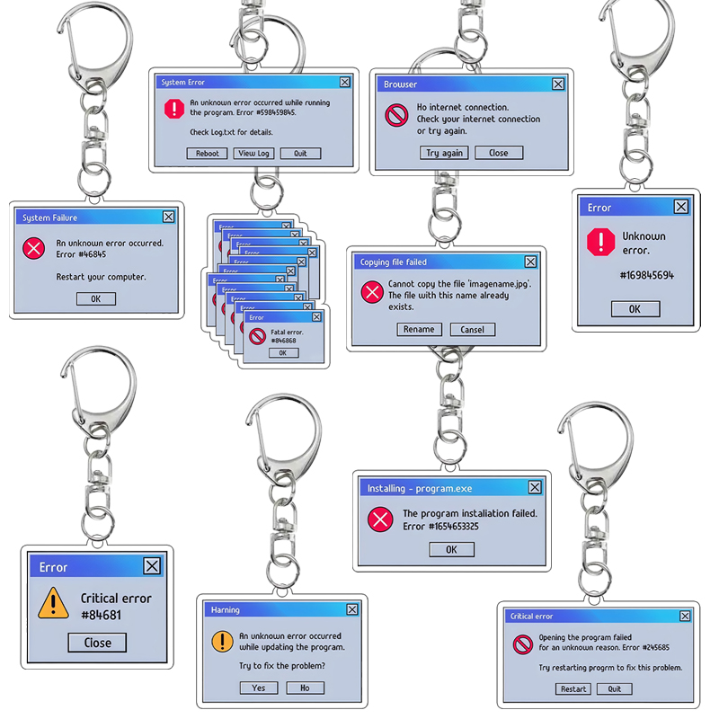 Creative  Acrylic Keychain Ret - đánh giá và giá Tech Keychain Accessories