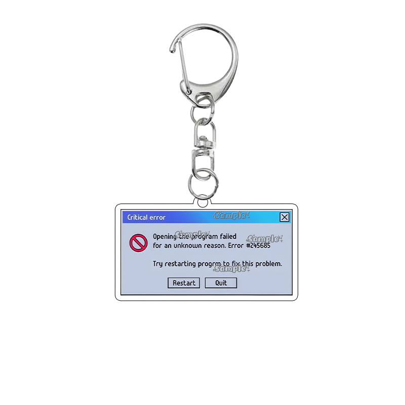 Creative  Acrylic Keychain Ret - đánh giá và giá Tech Keychain Accessories