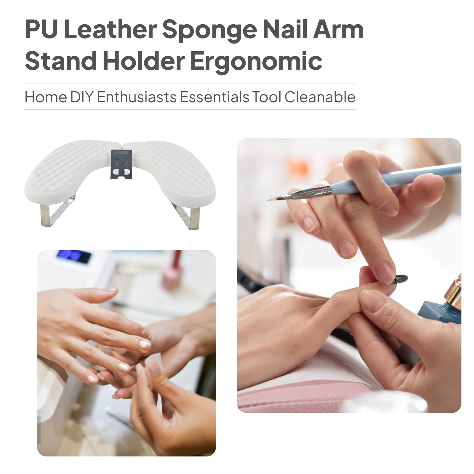 Nail Art Pillow with Phone Hol - đánh giá và giá Tech Accessories Holder