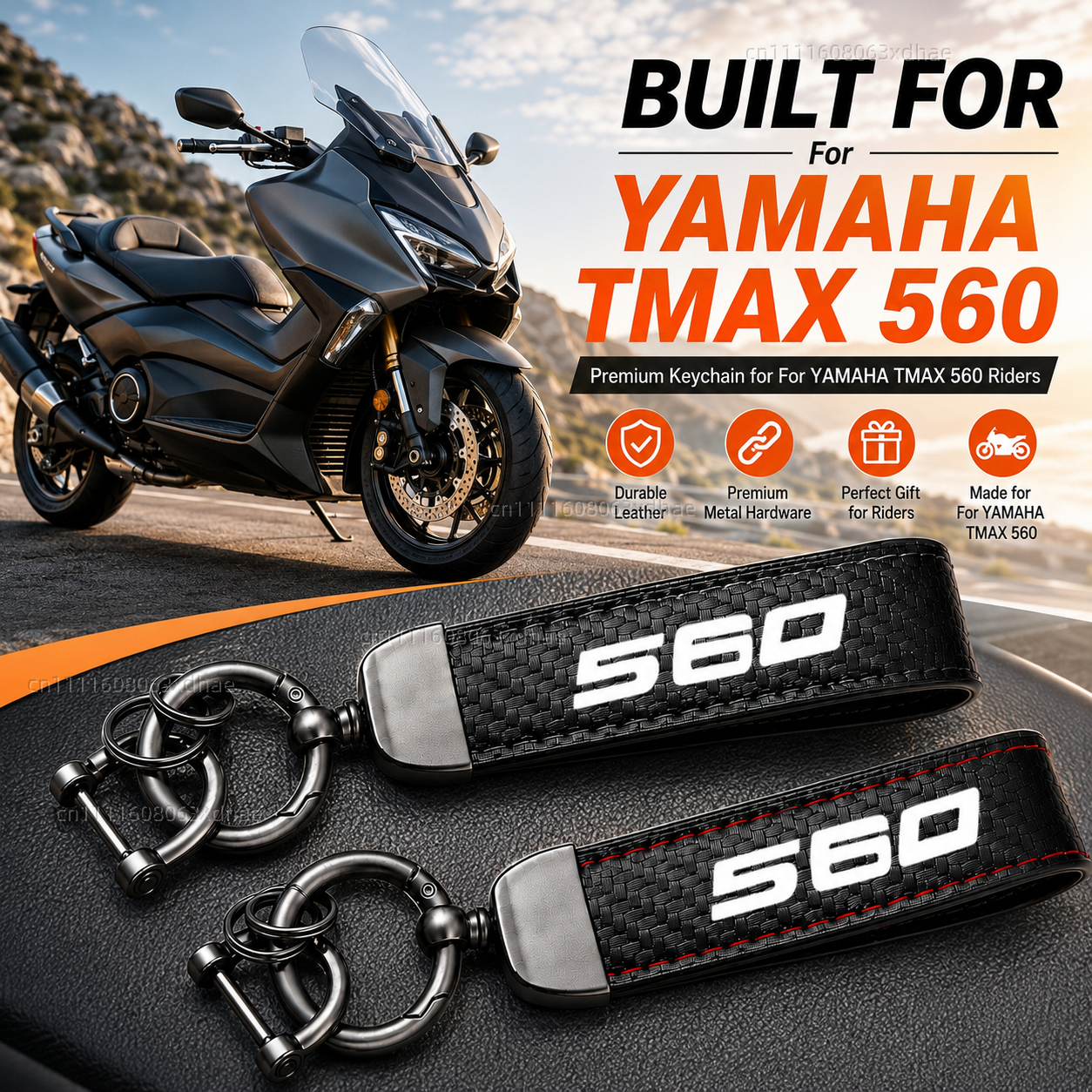 High-Grade Leather Motorcycle  - đánh giá và giá Tech Keychain Accessories