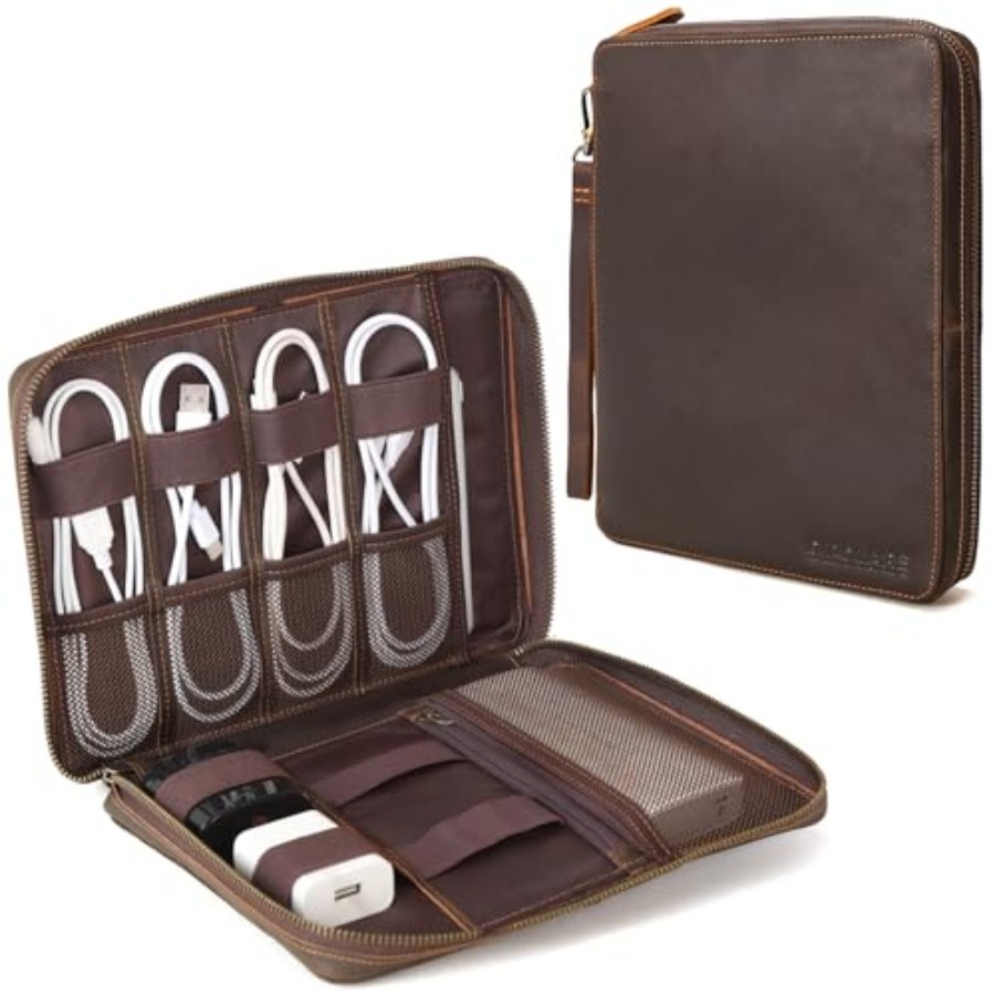 Polare Full Grain Leather Trav - đánh giá và giá Tech Accessories Travel