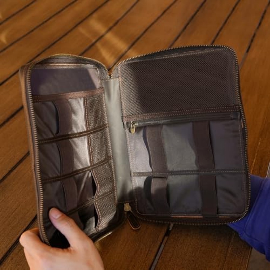 Polare Full Grain Leather Trav - đánh giá và giá Tech Accessories Travel