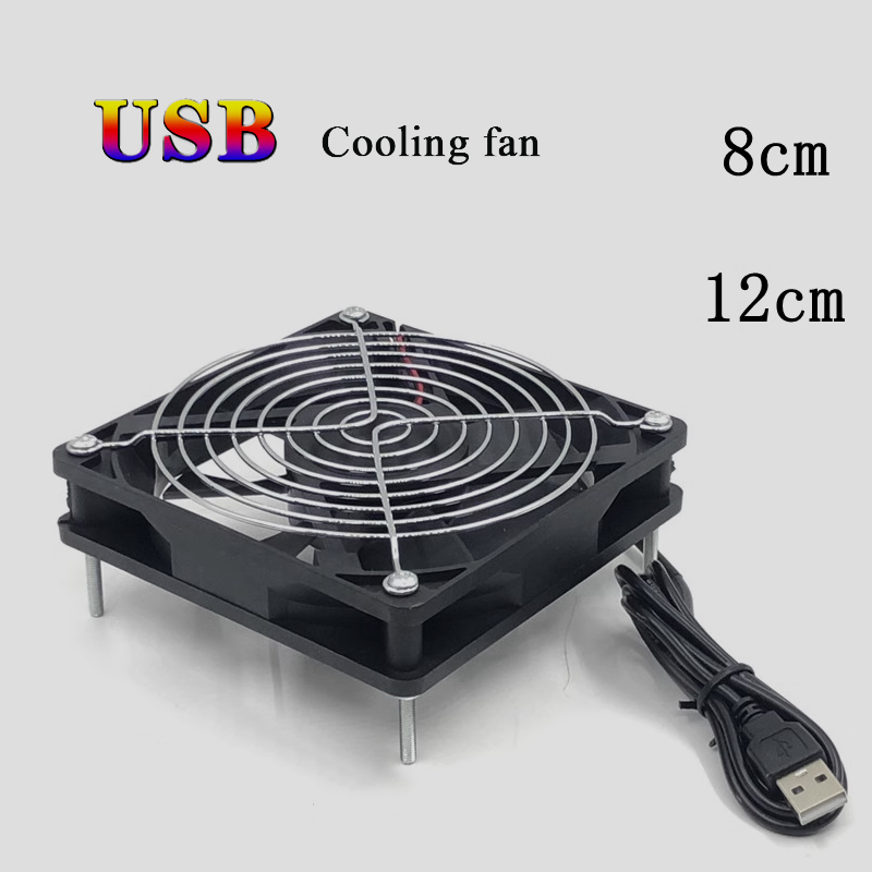 8/12cm 12V USB Powered Compute - đánh giá và giá Usb Fan Silent