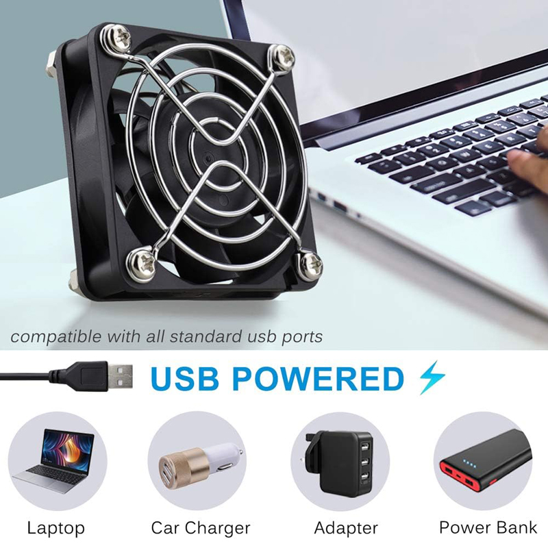 8/12cm 12V USB Powered Compute - đánh giá và giá Usb Fan Silent