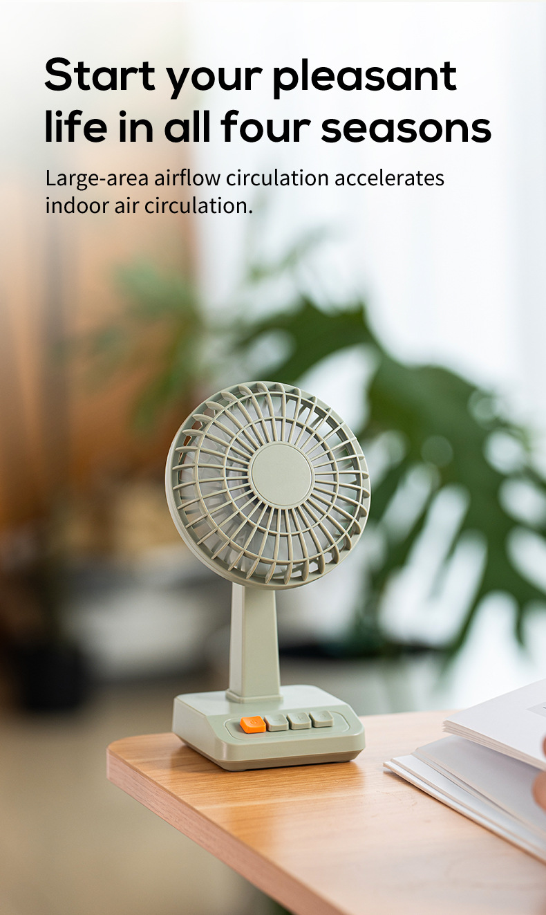 2026 New Retro Desktop Fan Por - đánh giá và giá Usb Fan Silent