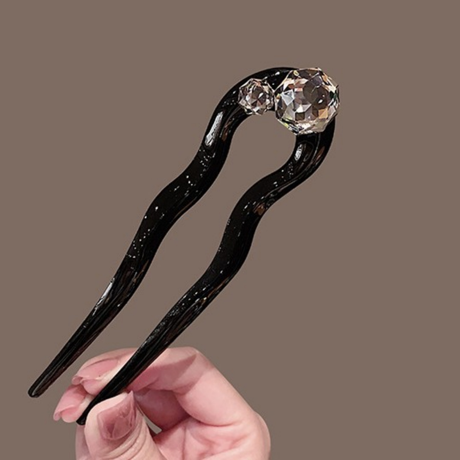 1PC Crystal Hair Fork,Black El - đánh giá và giá Tech Accessories Women