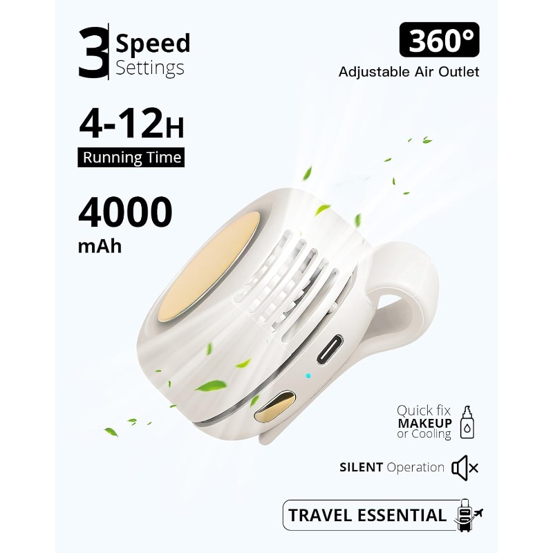 Portable Silent Fan, USB Recha - đánh giá và giá Usb Fan Silent