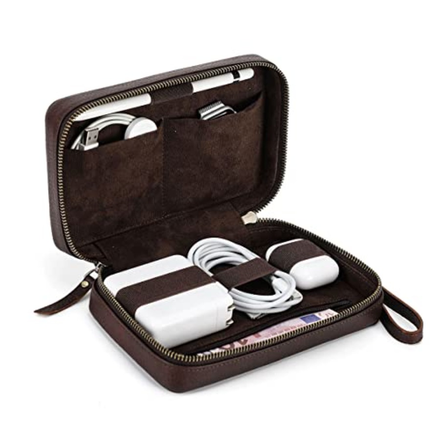 Full Grain Leather Electronic  - đánh giá và giá Tech Accessories Travel
