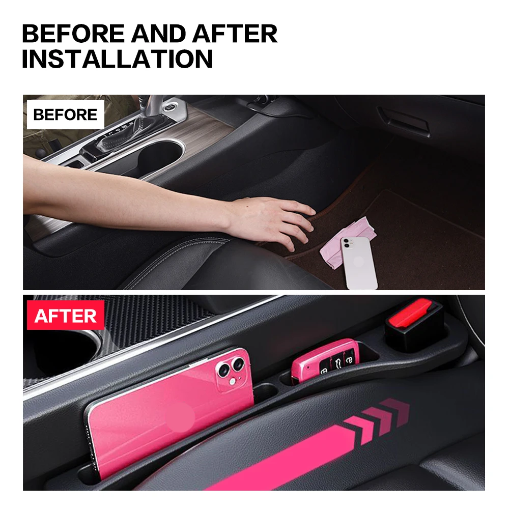 2PCS Car Seat Gap Filler Betwe - đánh giá và giá Tech Car Accessories
