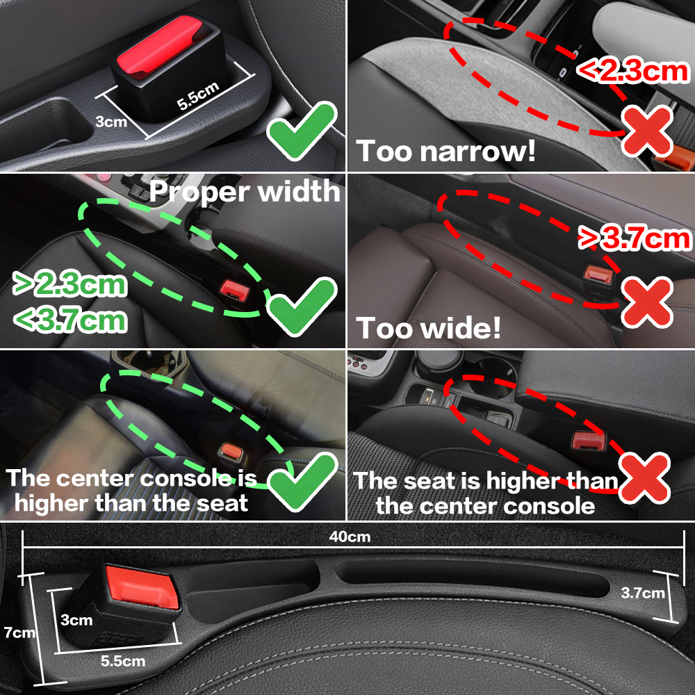 2X Car Seat Gap Filler Between - đánh giá và giá Tech Car Accessories