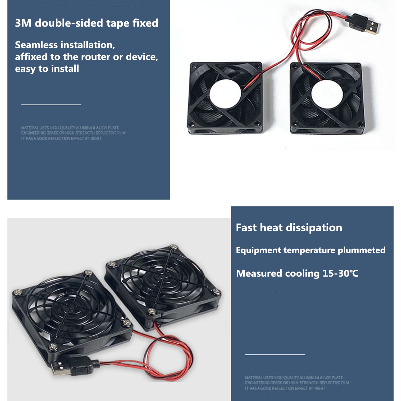 Dual fan high air volume ultra - đánh giá và giá Usb Fan Silent