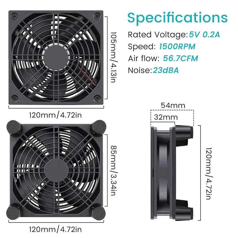 USB Powered Computer PC Case F - đánh giá và giá Usb Fan Silent