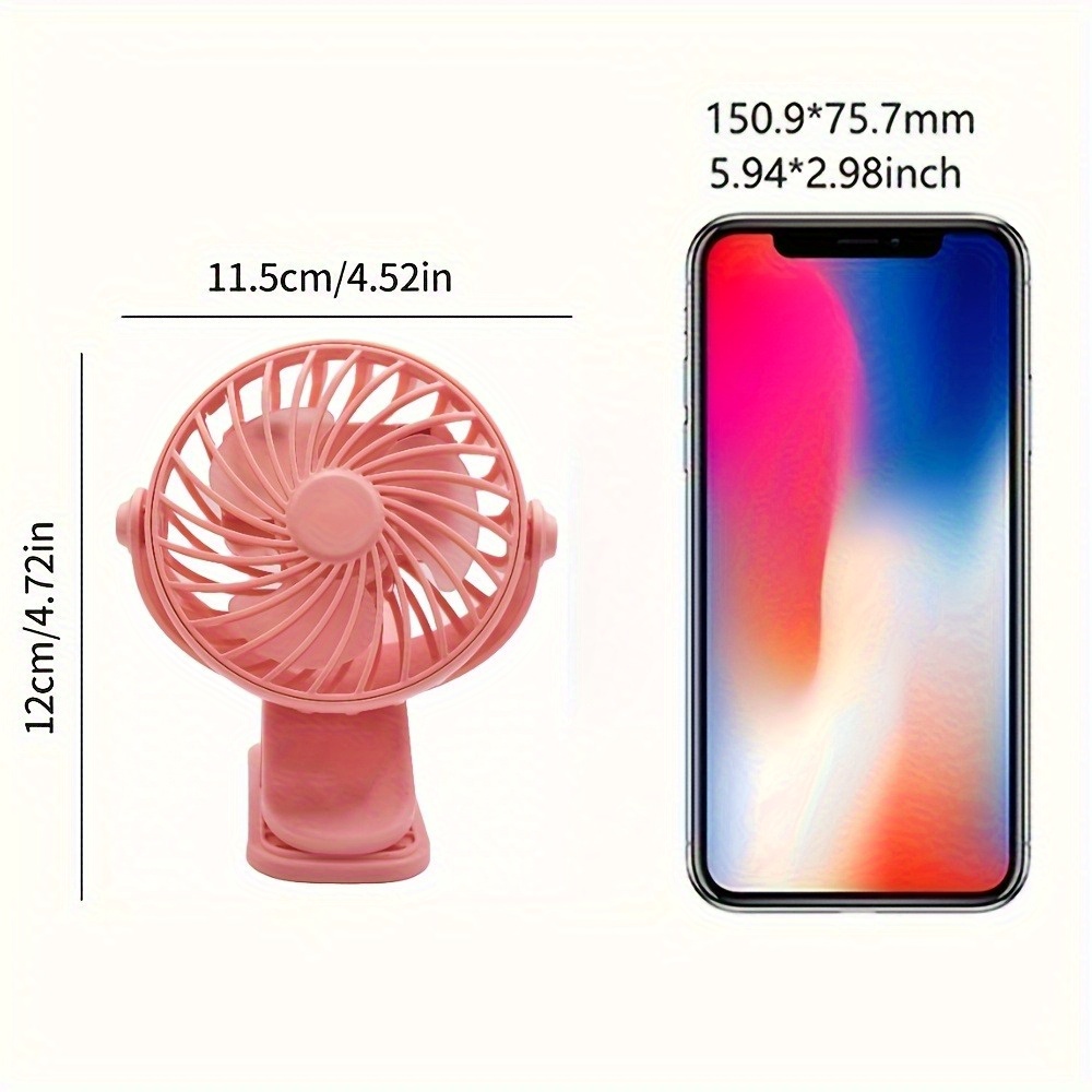 1pc 360° Adjustable USB Clip o - đánh giá và giá Usb Fan Silent