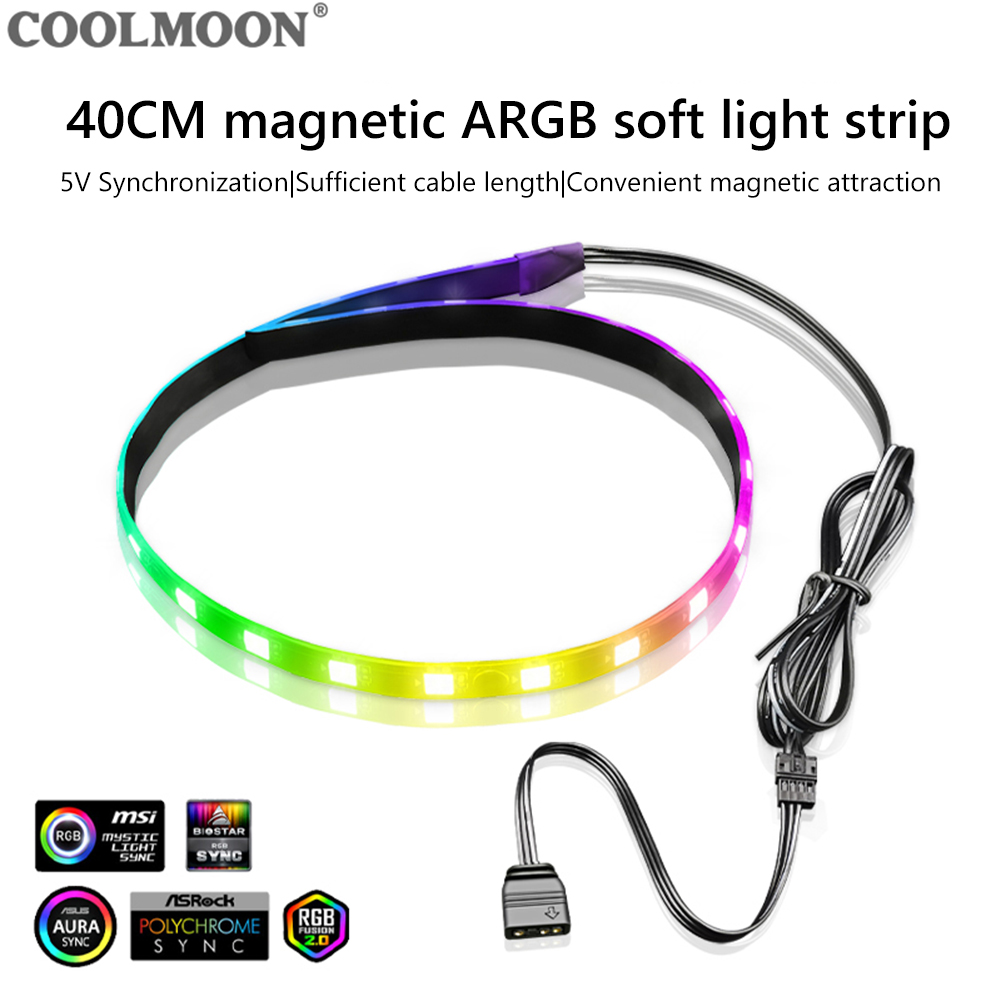 COOLMOON CM-LS40 5V ARGB PC Ca - đánh giá và giá Tech Accessories Pc