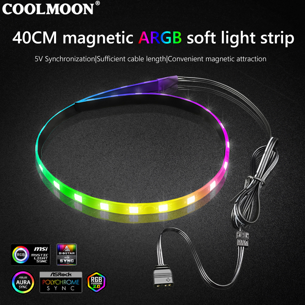 COOLMOON CM-LS40 5V ARGB PC Ca - đánh giá và giá Tech Accessories Pc