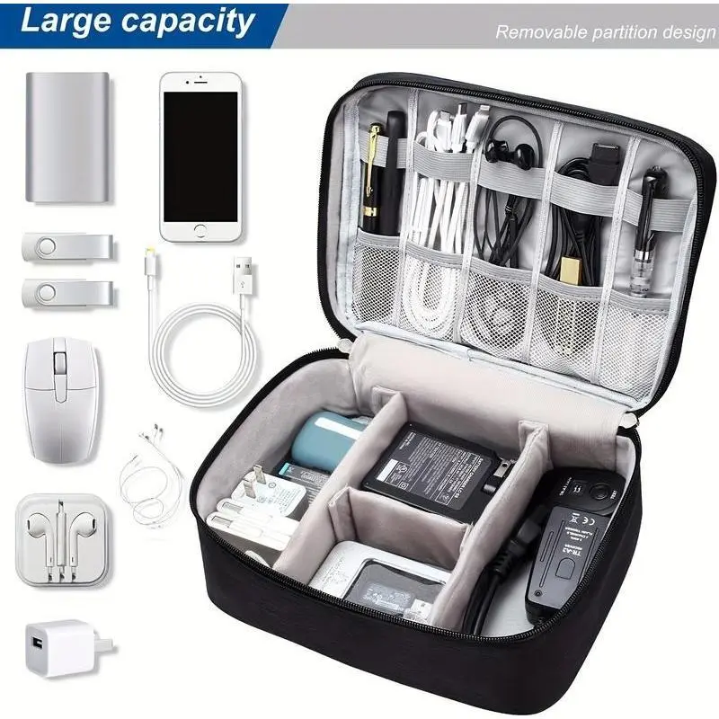 Tame Your Cable Chaos: Compact - đánh giá và giá Cable Organizer Bag
