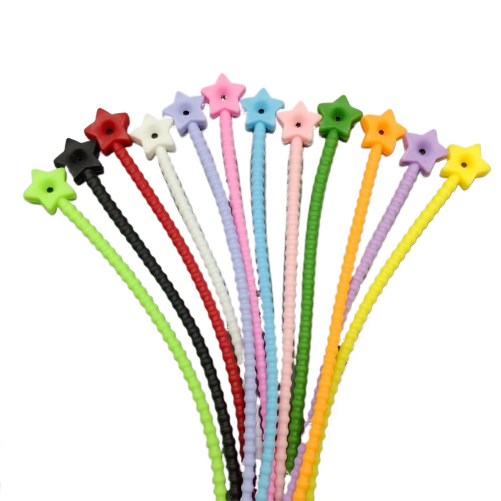 10Pcs Flower Star Silicone Cab - đánh giá và giá Cable Organizer Bag
