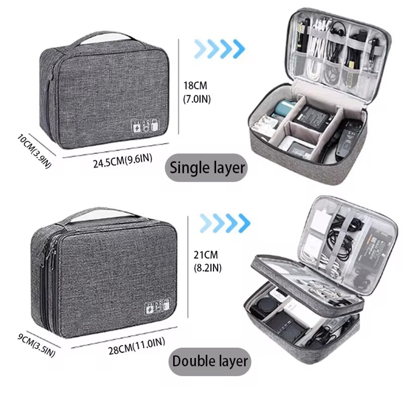 Travel Cable Storage Bag Porta - đánh giá và giá Tech Accessories Kit