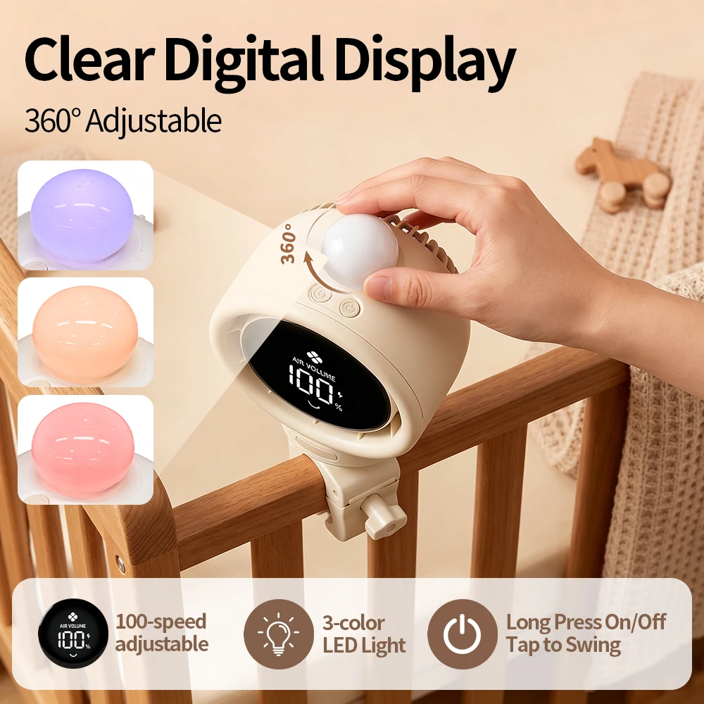 2026 New Portable Stroller Fan - đánh giá và giá Usb Fan Silent