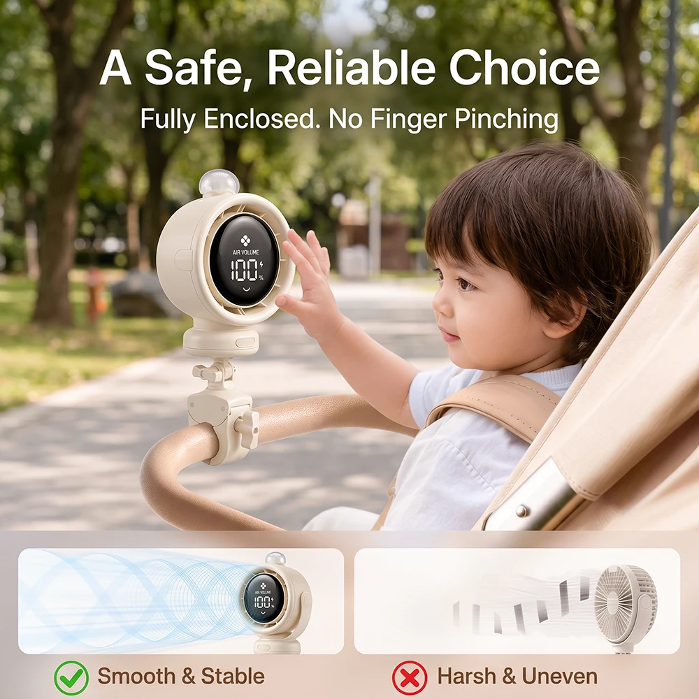 2026 New Portable Stroller Fan - đánh giá và giá Usb Fan Silent